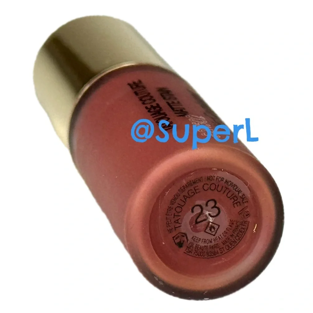 2/$30 Yves Saint Laurent Tatouage Couture Matte Stain Lipstick 23 Singular Taupe - Picture 3 of 7